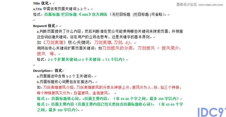 搜狐畅游教你网站SEO关键词选择和部署